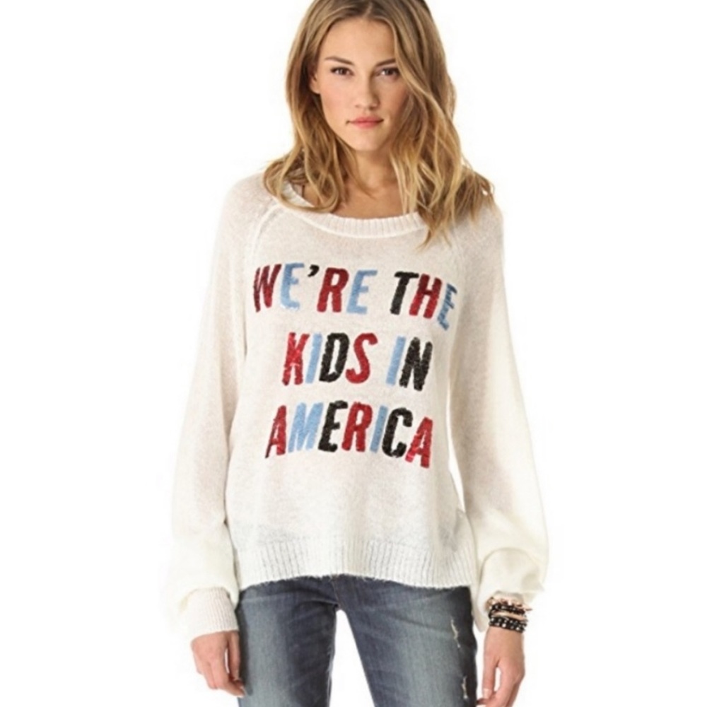 Wildfox White Label Oversized Sweater size S